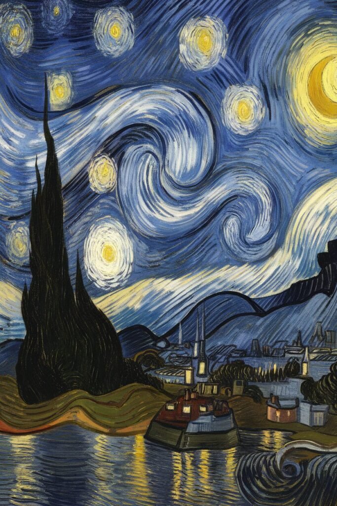 The Starry Night by Vincent van Gogh The Starry Night by Vincent van Gogh