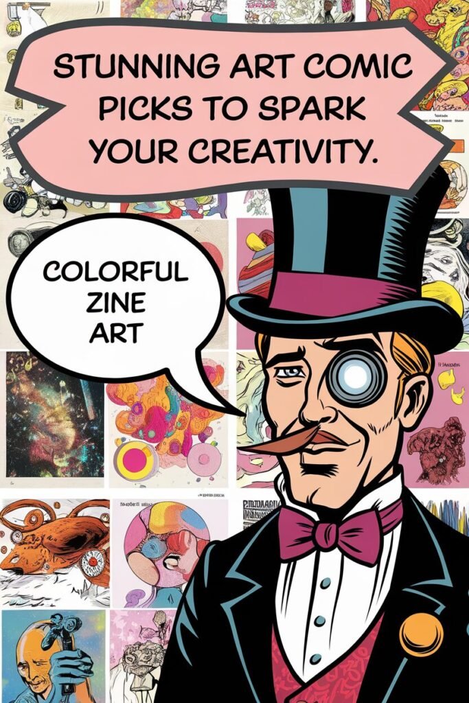 Colorful Zine Art Colorful Zine Art