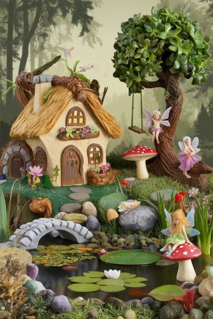Whimsical Fairy Garden Wall Art Whimsical Fairy Garden Wall Art