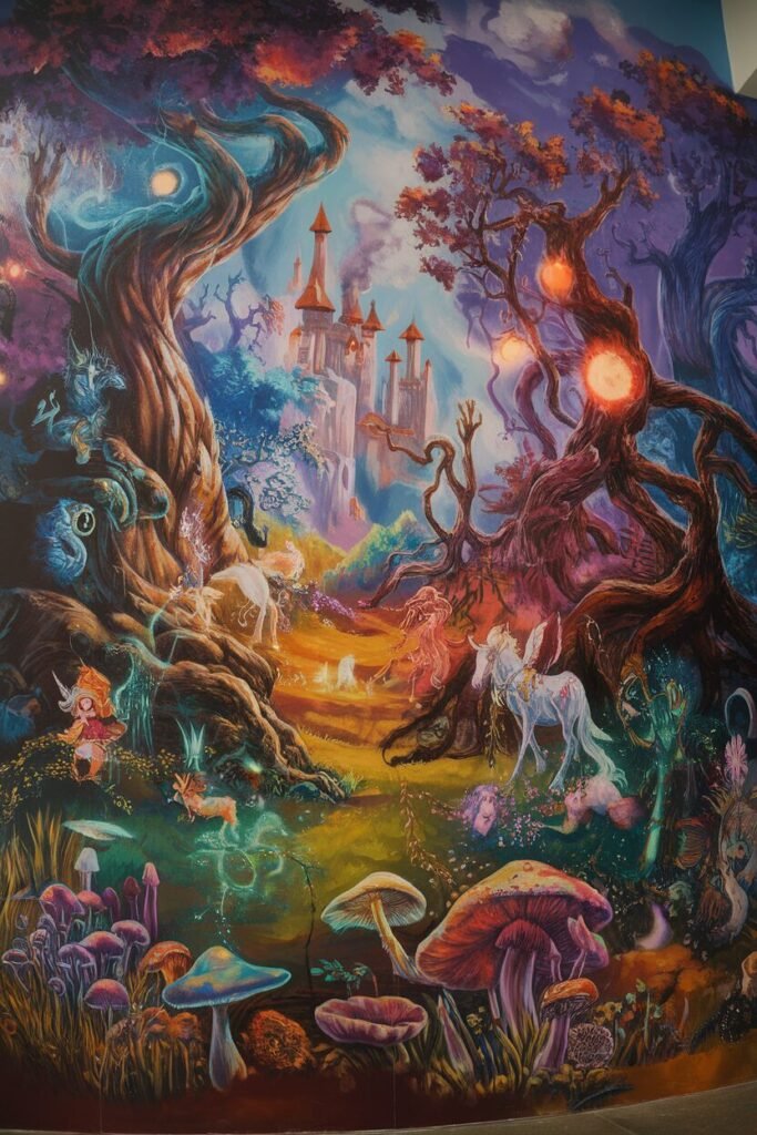 Enchanted Forest Mural Enchanted Forest Mural