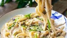 15-Minute Creamy Mushroom Udon