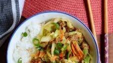 20 Minute Vegan Egg Roll In A Bowl (Crack Slaw)