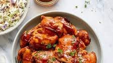 5-Ingredient Slow Cooker BBQ Chicken Thighs