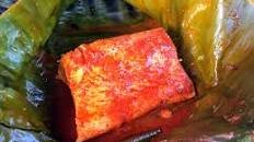 Achiote Grilled Fish in Banana Leaves
