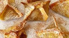 Air fryer apple and cinnamon wontons recipe