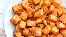 Air Fryer Roasted Sweet Potatoes
