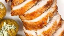 Air Fryer Turkey Tenderloin - Maple Glazed