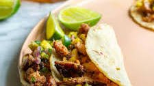 Al Pastor Tacos with Grilled Pineapple Salsa