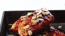 Apricot Chicken with Almonds