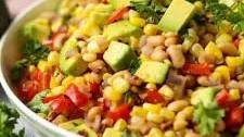 Avocado and Black-Eyed Pea Succotash