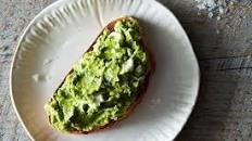 Avocado, Feta, and Mint on Sourdough Toast