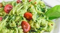 Avocado Pesto Zucchini Noodles