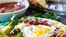 Bacon and Egg Chilaquiles