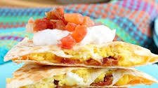 Bacon, Egg & Cheese Quesadillas