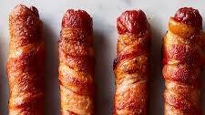 Bacon-Wrapped Hot Dogs
