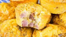 Baked Ham and Cheese Egg Muffins