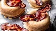 Baked Maple Bacon Doughnuts