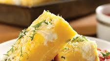 Baked Polenta with Tomato Sauce and Ricotta