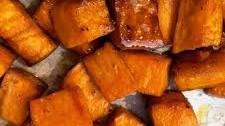 Balsamic and Maple Glazed Sweet Potatoes