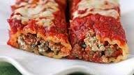 Beef and Sausage Manicotti