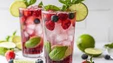 Berry Basil Smash Mocktail Recipe