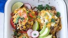 Black Bean and Quinoa Stuffed Peppers