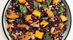 Black Rice Salad with Mango and Peanuts