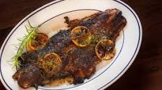 Blackened Catfish with Lemon Rosemary Sauce