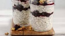 Blueberry Chia Overnight Oats