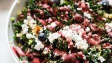 Blueberry Summer Kale Salad