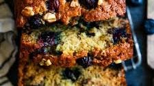 Blueberry Walnut Banana Bread