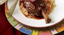 Braised Lamb Shanks with Garlic and Indian Spices
