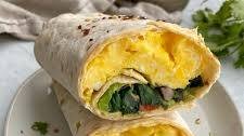 Breakfast Veggie Wrap