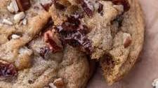 Brown butter pecan chocolate chip cookies
