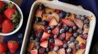 Bursting Berry Bliss French Toast Casserole