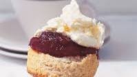 Buttermilk Scones with West Country Clotted Cream and Raspberry Butter
