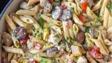 Cajun Chicken and Sausage Pasta
