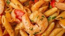 Cajun Chicken and Shrimp Pasta
