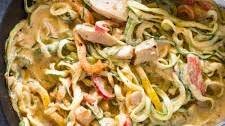 Cajun Chicken Pasta (Zoodles)