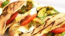 Caprese Avocado Grilled Pitas