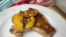 Caramel Apple Pork Chops