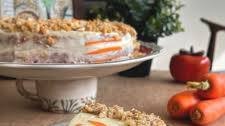 Carrot Walnut Cake with Cream Cheese Frosting