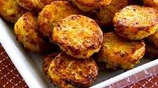 Cheesy Baked Cauliflower Tots