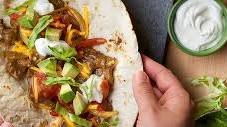 Cheesy Garlic Steak Fajitas
