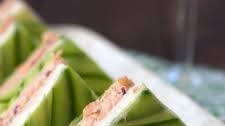 Chic Salmon and Cucumber Sandwiches