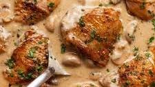 Chicken Fricassée (French creamy chicken stew)