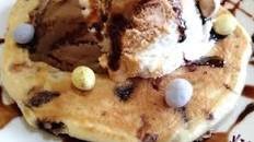 Choc chip crumpets