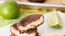 Chocolate Dipped Frozen Key Lime Pies