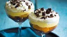 Chocolate orange trifles