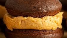 Chocolate Peanut Butter Buttercream Whoopie Pies